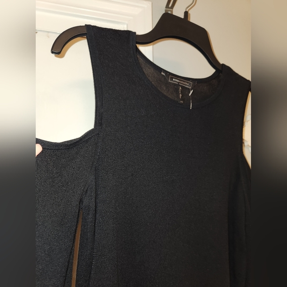 BCBGMAXAZIRA COLD SHOULDER LONG SLEEVE - Picture 3 of 5